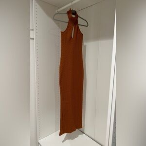Elegant Brown Maxi Dress for any occasion